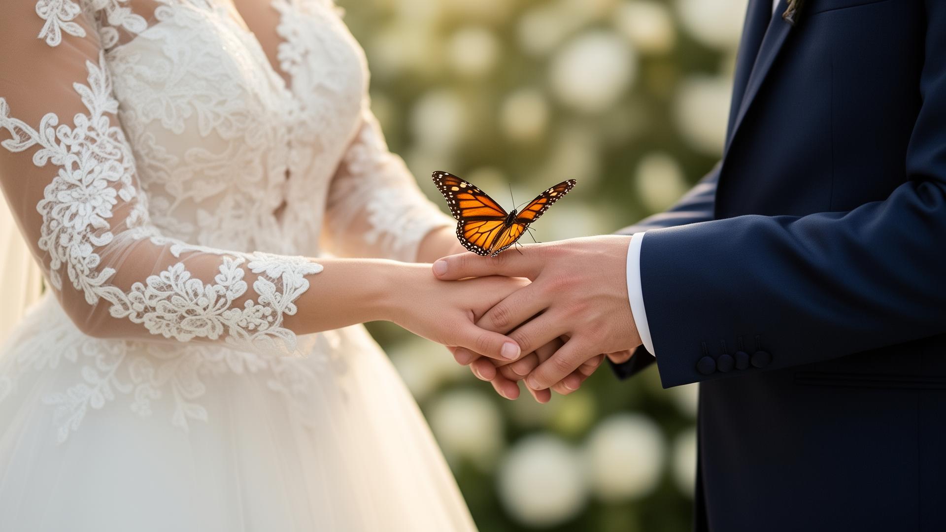 Vows in the rose garden